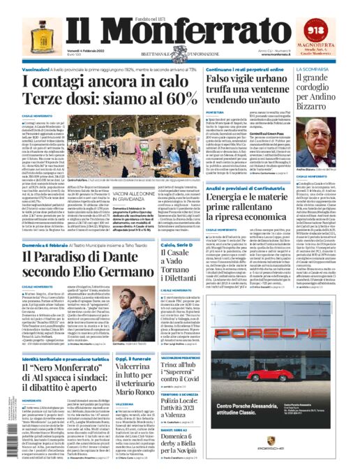 Il Monferrato - Edizione 9 del 04/02/2022